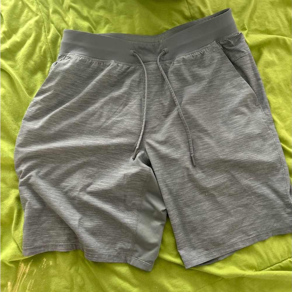 lululemon athletica Men's Heather Gray Athletic Shorts